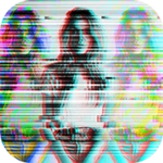 trippy effect android application logo